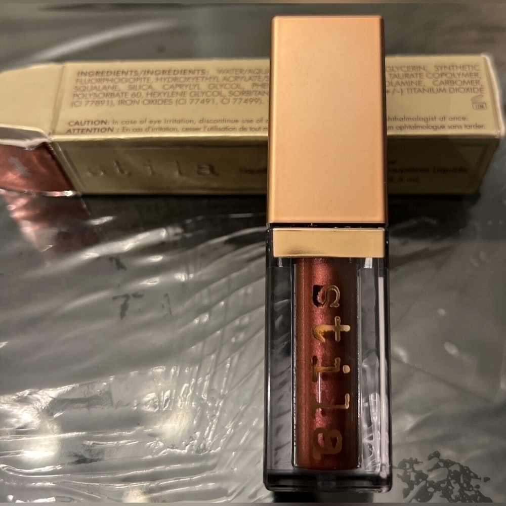 2-Pack Stila Shimmer & Glow Liquid Eye Shadow Pigalle. NIB